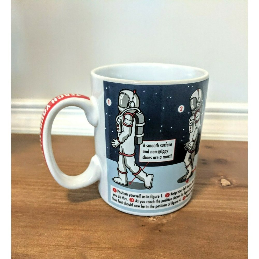 Learn To Moon Walk Ginger Fox Coffee Mug Cup Novelty Cup Iconic 80's Dance Move